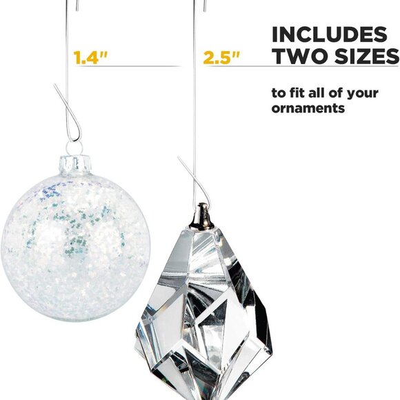 150 Pack Christmas Ornament Hooks Great Xmas Ornament Hangers for Christmas Tree - Picture 3 of 4